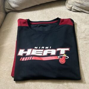 Miami Heat dry fit short sleeve shirt size XL